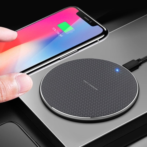 K8 10W Universal Aluminum Alloy Mobile Phone Wireless Charger
