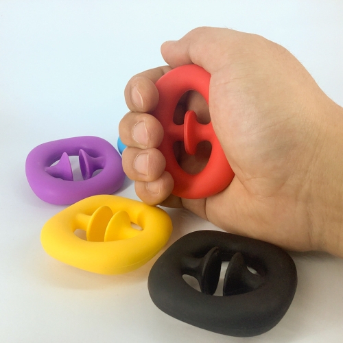 2 PCS Silicone Grip Arm Muscles Exerciser Five-Finger Strength Training Grip Ring