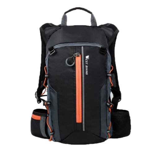 WEST BIKING Mountain Bike Riding Backpack Outdoor Lightweight Travel Bag(Orange)
