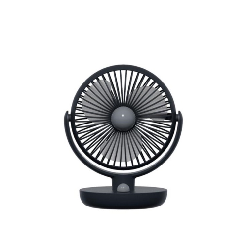 YX-22 Rotating Head Desktop Fan Adjustable Angle Aromatherapy Fan USB Charging Fan(Dark Blue)