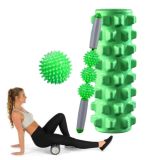 3 in 1 Eva Foam Roller Hollow Muscle Relaxation Roller Yoga Column Set