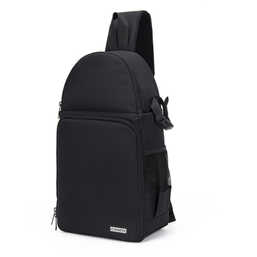 CADeN D15 II Single Dual-Shoulder Bag Multi-Function Messenger Waterproof Camera Bag Outdoor Leisure Digital Camera Backpack(27x19x43.5cm Black)