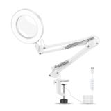 USB Desktop LED Ring Light Welding Auxiliary Magnifying Glass Lighting Desk Lamp