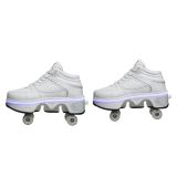 Two-Purpose Skating Shoes Deformation Shoes Double Row Rune Roller Skates Shoes