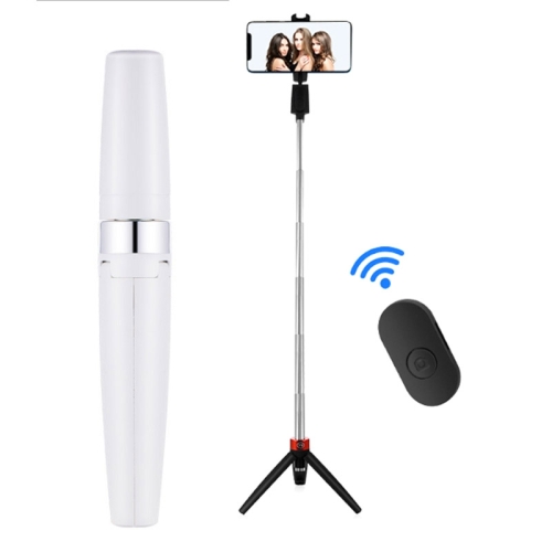 Y9 Bluetooth Selfie Stick Integrated Video Broadcasting Tripod Selfie Stick(White)