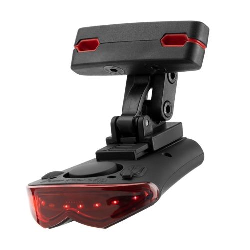 Mountain Bike USB Charging Light Wireless Remote Control Bicycle Steering Taillight Anti-Theft Warning Light(Black)