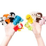 Animal Finger Dolls Plush Toys For Preschool Education