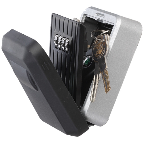 KB-Q-FSG Large Capacity Wall-Mounted Key Box Password Key Storage Box(Black)
