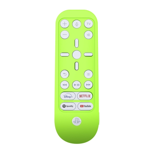 2 PCS Remote Control Silicone Protective Cover Is Suitable For PS5 Media Remote( Luminous Green)