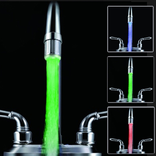 2 PCS LED Faucet Color Changing Luminous Faucet