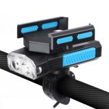 MT-001 5 in 1 Outdoor Cycling Bike Front Light With Emergency Light & Horn Bracket