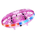 UFO Five Induction Smart Aircraft Toys Colorful Luminous Somatosensory With Flip Small Four-Axis Toys