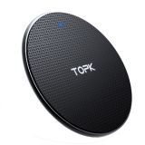 TOPK B01W 10W / 7.5W / 5W Grid Mobile Phone Wireless Charger