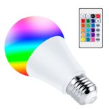 15W Smart Remote Control RGB Bulb Light 16 Color Lamp(Warm White)