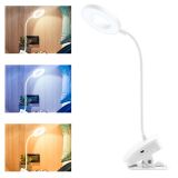 Touch LED Table Light Smart Read Night Light Desk Folding USB Eye Protection Light(Annular)