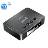 M6 NFC Bluetooth 5.0 Receiver & Transmitter & FM 3 In 1 Adapter(Black)