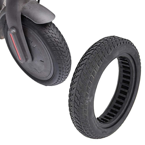 8.5 Inch Electric Scooter Hollow Explosion-Proof Tire Rubber Anti-Stab Tire For Xiaomi Mijia M365 / M365 Pro(Black)