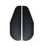 Car Rear View Mirror Rain Eyebrow Cover Catering Mirror Aluminum Alloy Rain Shield(Aluminum Alloy Black)