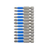 2 Sets 12 PCS 50mm Strong Magnetic Hand Drill Screwdriver Mouth Anti-Slip Screwdriver Bit