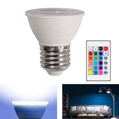 Energy-Saving LED Discoloration Light Bulb Home 15 Colors Dimming Background Decoration Light