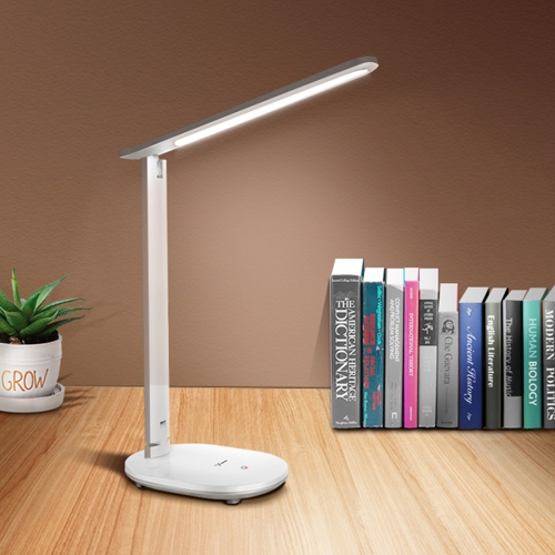 YAGE T115 Desk Eye Protection Lamp With USB Rechargeable Dual-Use Foldable Bedside Lamp(White )