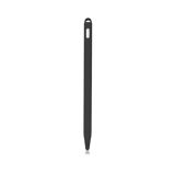 5 PCS Stylus Silicone Protective Case For Apple Pencil 2(Black)