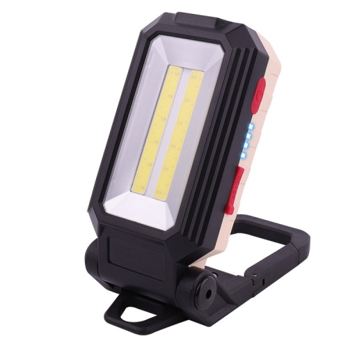 W559 2 COB + T6 Glare Car Inspection Working Light USB Charging LED Folding Camping Lamp with Hook + Magnet