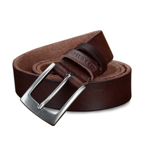 COWATHER XF018 Men Casual Business Pin Buckle Cowhide Belt
