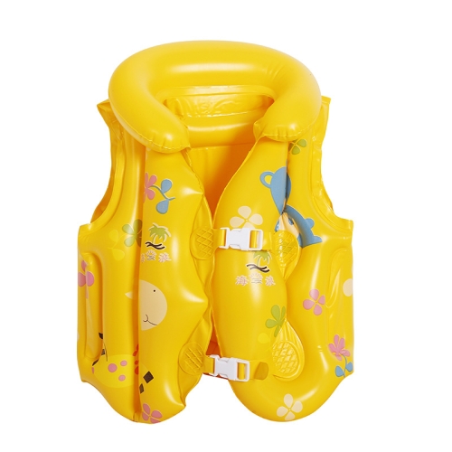 2 PCS PVC Children Inflatable Swimwear Children Life Jacket