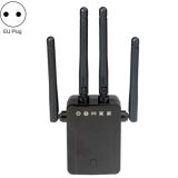 M-95B 300M Repeater WiFi Booster Wireless Signal Expansion Amplifier(Black - EU Plug)