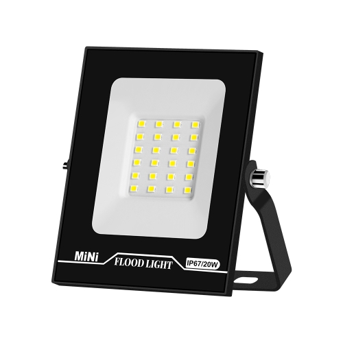 20W LED Projection Lamp Outdoor Waterproof High Power Advertising Floodlight High Bright Garden Lighting(Cold White Light)