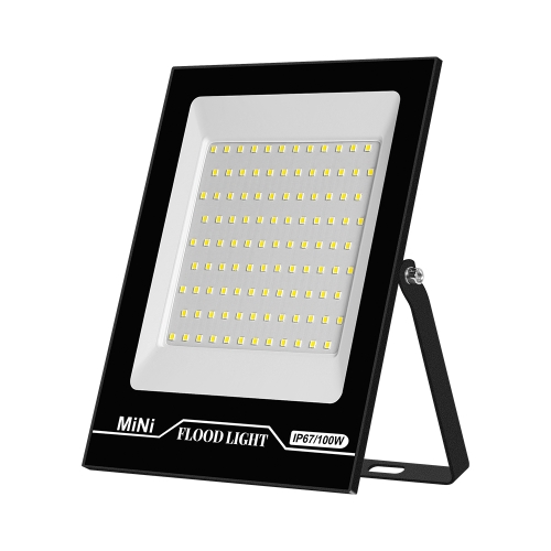 100W LED Projection Lamp Outdoor Waterproof High Power Advertising Floodlight High Bright Garden Lighting(Cold White Light)