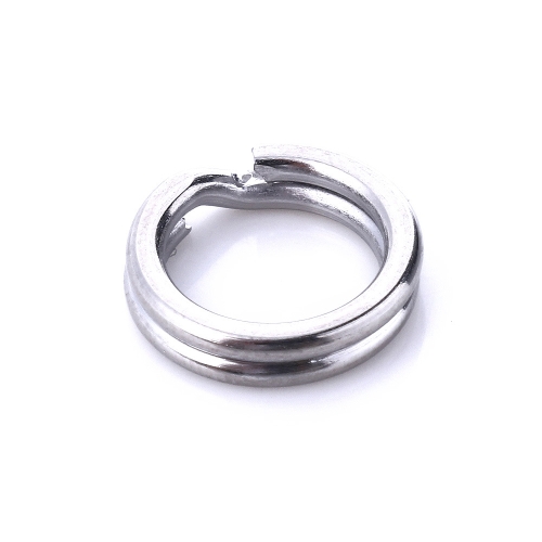 2 Bags 12mm HENGJIA SS010 Stainless Steel Flat Ring Fishing Space Fittings