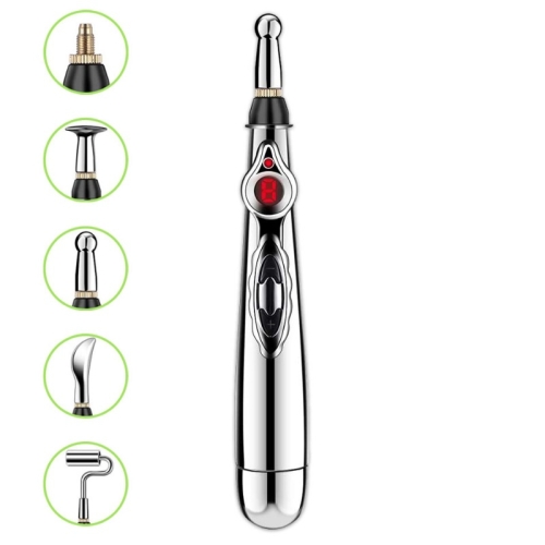 Circulating Energy Automatic Point Finding Meridian Pen Home Pain Electronic Acupuncture Pen Specifications： 5 Head Color Box (Charging Model)
