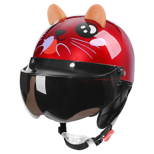 BYB 820 Children Four Seasons Universal Cartoon Electric Motorcycle Helmet