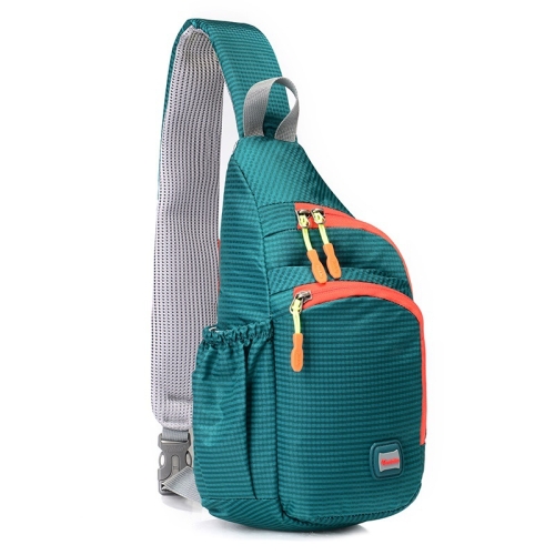 Tanluhu T-834 Outdoor Sports Large-Capacity Chest Bag(Water Green)