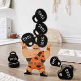 Children Hercules Weightlifting Balance Stacking Toys Parent-Child Desktop Interactive Game