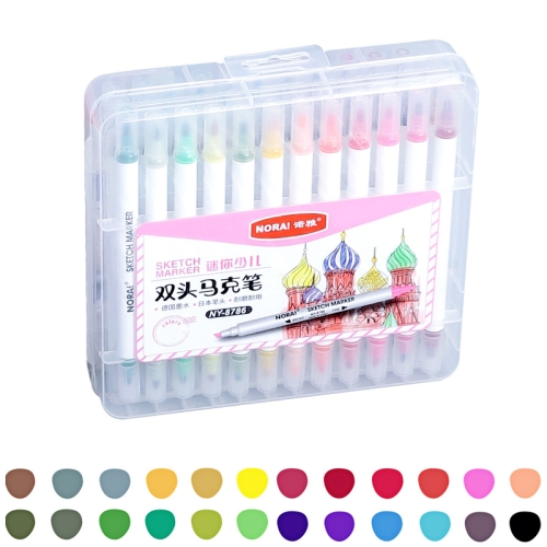 NORA Children Art Painting Double-Headed Oily Color Markers