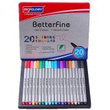 Skyglory Student Art Watercolor Painting Hook Line Pen Set，Specification： 20 Colors