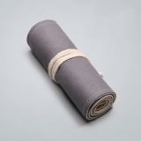 72  Holes Handmade Gray Canvula Pen Curtain Large Capacity Roller Pen Bag Color Lead Sketch Stationery Bag