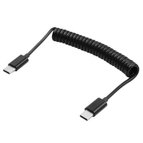 1m USB-C / Type-C to USB 3.1 Type-C Data & Charging Spring Coiled Cable