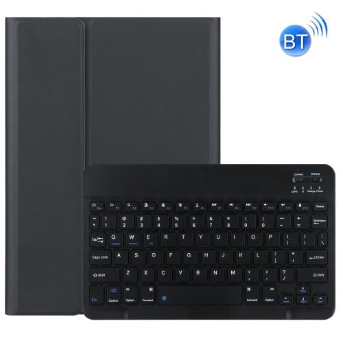 DY-P10 2 in 1 Removable Bluetooth Keyboard + Protective Leather Case with Holder for Lenovo Tab P10 10.1 inch(Black)