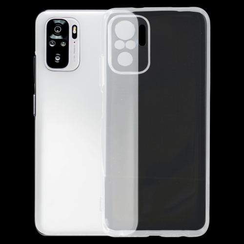For Xiaomi Redmi Note 10 0.75mm Ultra-thin Transparent TPU Soft Protective Case (Transparent)