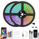 YWXLight 10m SMD 5050 RGB IP65 Waterproof WiFi LED Strip Kit