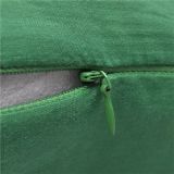 4 fundas de cojín verde algodón 80 x 80 cm