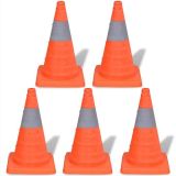 5 conos de tráfico emergentes 42 cm