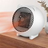 Calentador de ventilador eléctrico Mini PTC 500W Calentador de aire interior de invierno – Blanco.