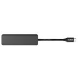 Ajazz AT101P Type-C To 4 x USB 3.0 + PD Fast Charge HUB Adapter Black