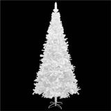 Árbol de Navidad artificial L 240 cm Blanco