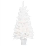 Agujas artificiales para árbol de navidad blanco 90 cm